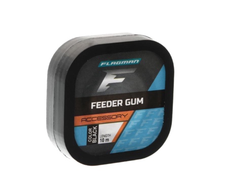 Амортизатор Flagman Feeder Gum Black 1мм 10м