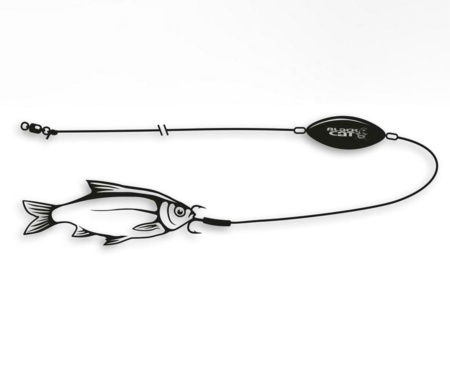 Сомове оснащення Black Cat U-Float Rig Treble Hook XL №3 100кг