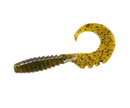 Твистер Fishup Fancy Grub 2.5" #074 Green Pumpkin Seed