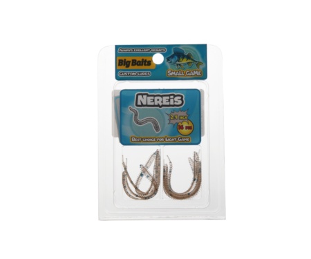 Червь Big Baits  Nereis 2.4" #106 Green Pumpkin