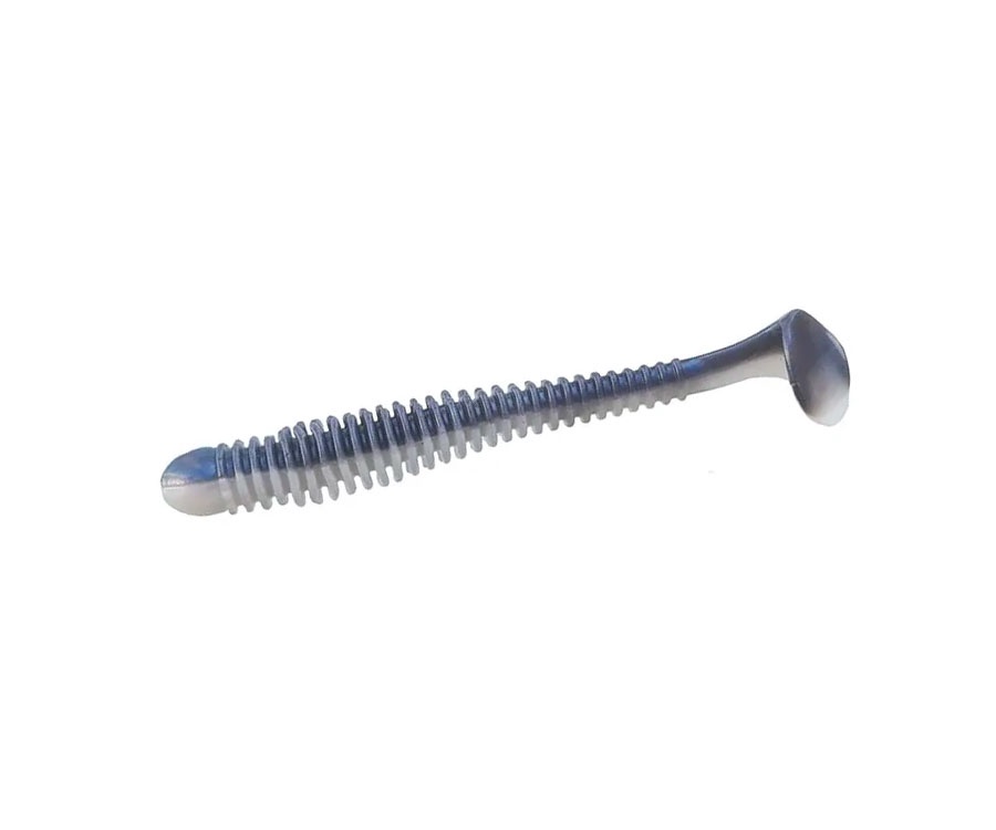 Виброхвост Crazy Fish Vibro Worm 3.4" #17d кальмар