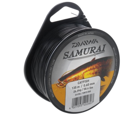 Леска Daiwa Samurai Catfish Waller 0,60 мм, 135 м