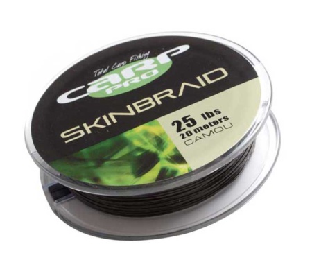 Поводковый материал в оболочке Carp Pro Skinbraid Camo 20 м 25 lb