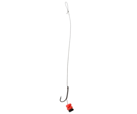 Готовий повідець Carp Pro 15lb з гачком №2 Long Shank Popup Corn, Popup Corn Stop