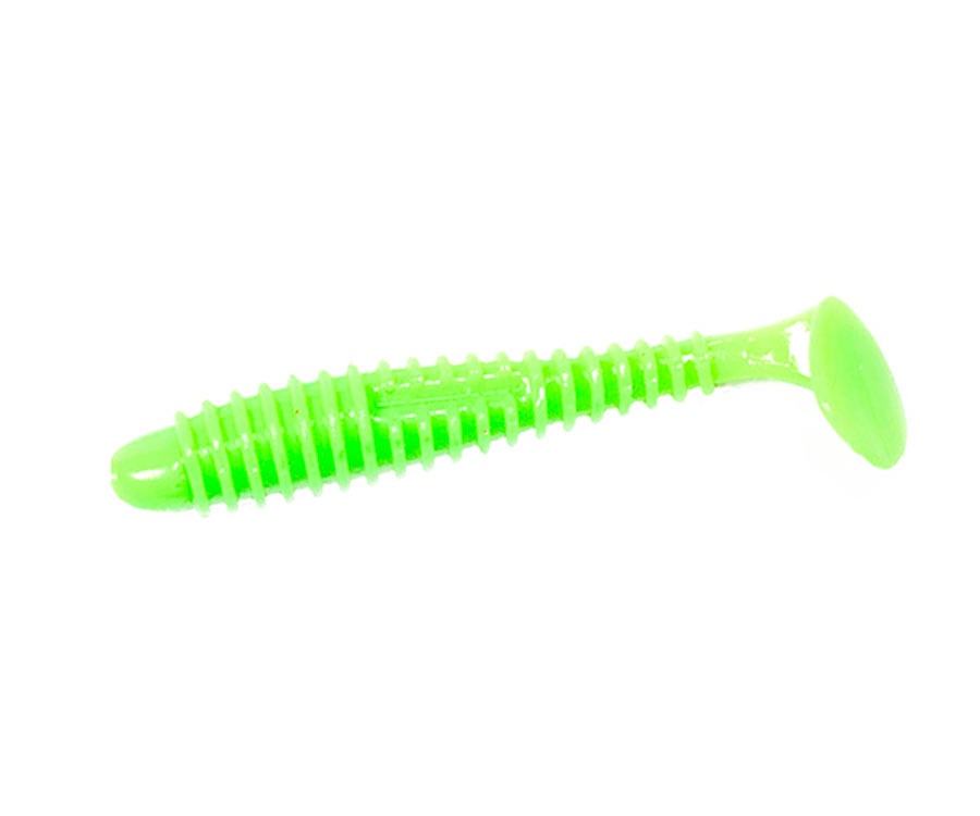 Виброхвост Angry Baits Fatik 2" Acid Green