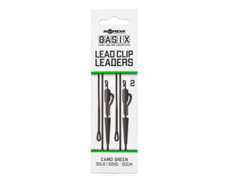 Готове оснащення Korda Basix Lead Clip Leaders 50см 22кг