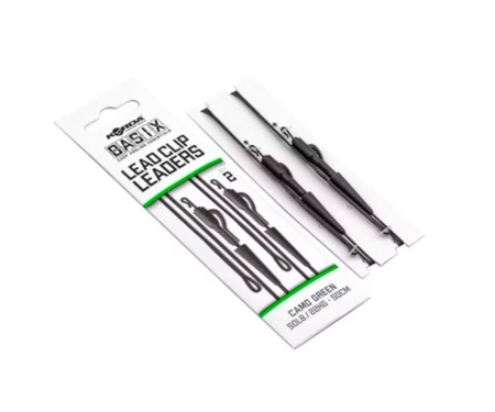 Готове оснащення Korda Basix Lead Clip Leaders 50см 22кг