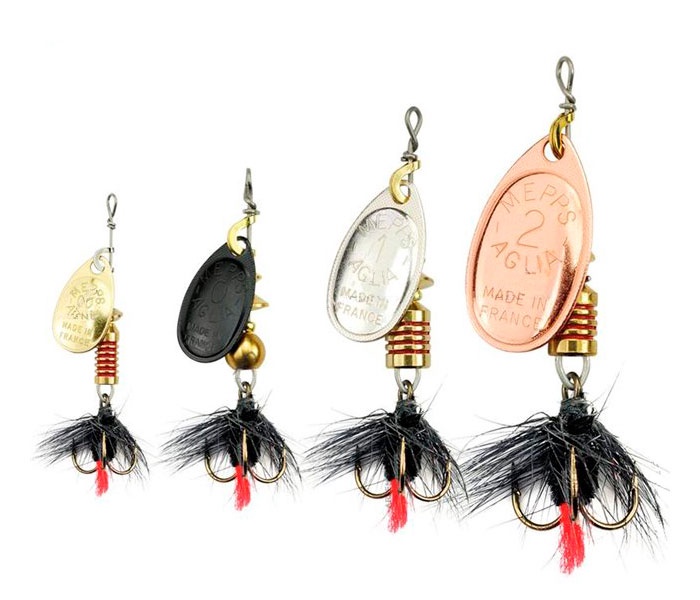 Блесна Mepps Aglia Mouche Silver/Black Fly 1.5г
