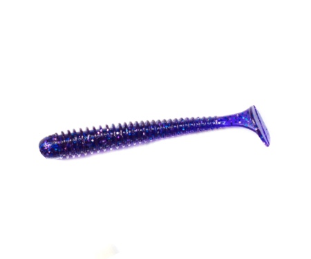 Силікон Angry Baits Zander Worm 3" Violet