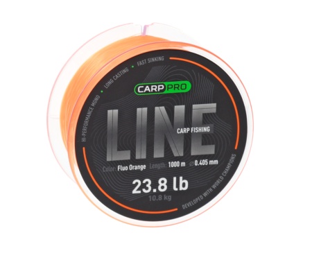 Леска Carp Pro Carp Fishing Line Camo Fluo Orange 1000м 0.309мм