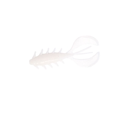 Твистер Angry Baits Chubby Craw 2,4" 49 White Silver Electric Glitter UV
