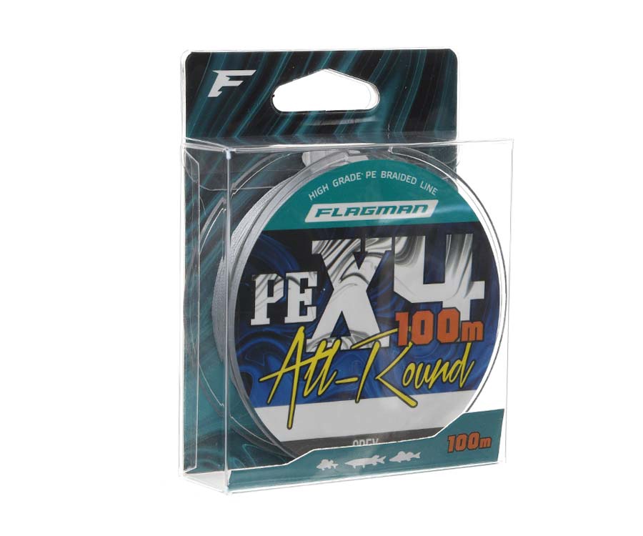 Шнур Flagman All-Round PE X-4 100м 0.19мм Grey #3