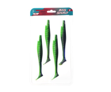 Виброхвост Flagman Big Shad 6" 004