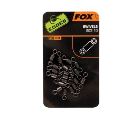 Вертлюг Fox Edges Swivels Standard №10 20шт