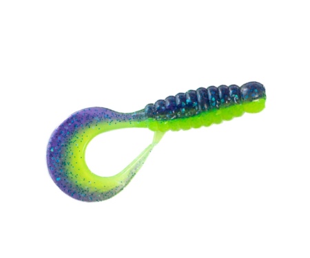 Твистер Angry Baits Twister 2.2" Acid Violet UV