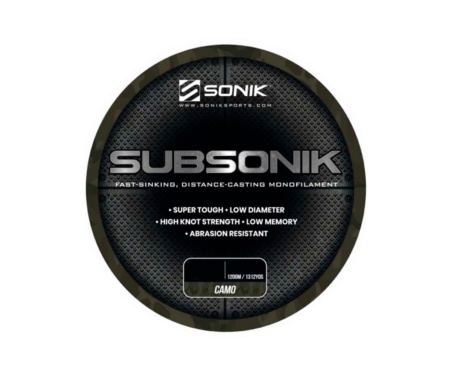 Леска Sonik Subsonik Camo 1200м 0.35мм 18lb