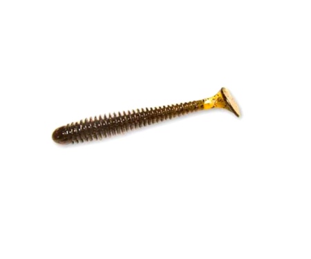 Виброхвост Crazy Fish Vibro worm 3.4" #6 кальмар