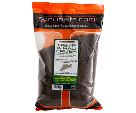 Прикормка Sonubaits Supercrush-Hemp & Hali 2кг