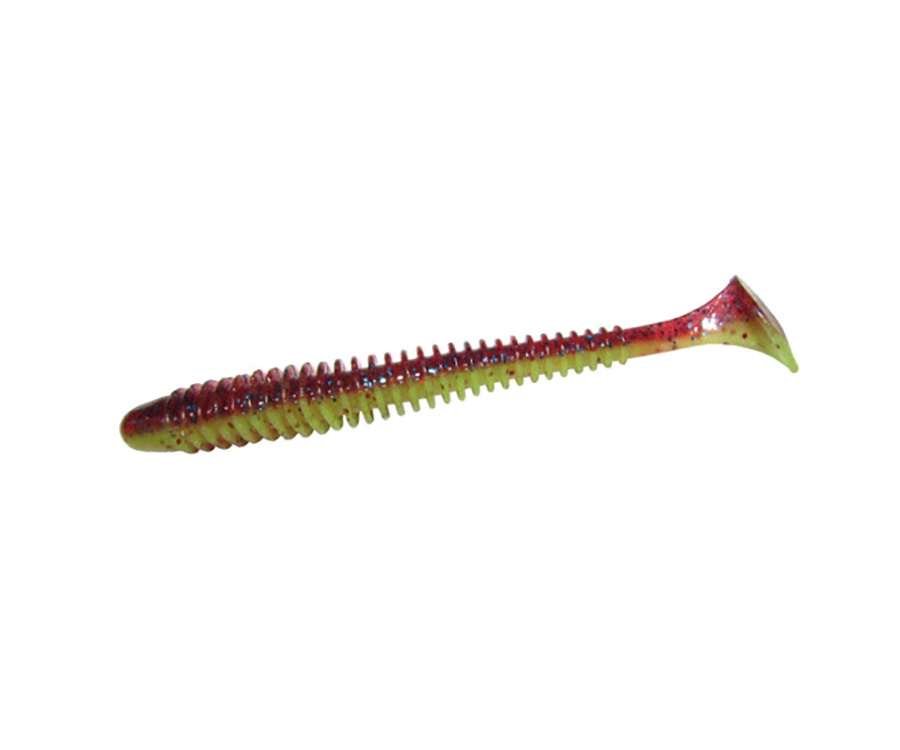 Виброхвост Keitech Swing Impact 2" EA#15 Grape Chart Red FLK
