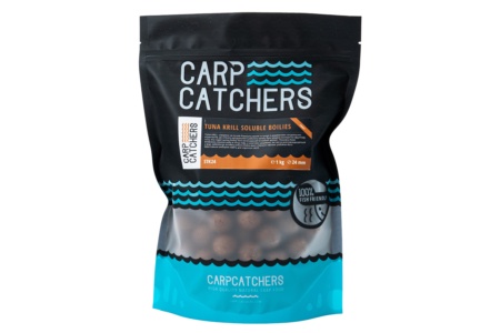Бойли прикормочні розчинні Carp Catchers TUNA KRILL 24мм 3кг