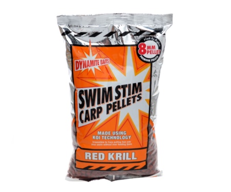 Пеллетс Dynamite Baits Swim Stim Red Krill Pellets 8 мм 900 г