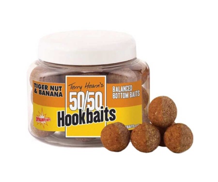 Бойли Dynamite Baits 50/50 Hookbat Banana & Tiger Nut 15мм