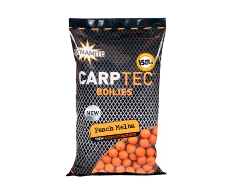 Бойли Dynamite Baits Carp-Tec Peach Melba 15мм 0.9кг