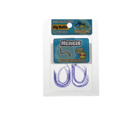 Червь Big Baits  Nereis 2.4" #109 Dark Violet
