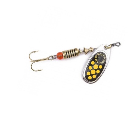 Блешня Mepps Black Fury Silver/Yellow 3.5г