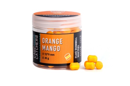 Вафтерc Carp Catchers Fluo Dumbell Wafters ORANGE MANGO 12*9мм