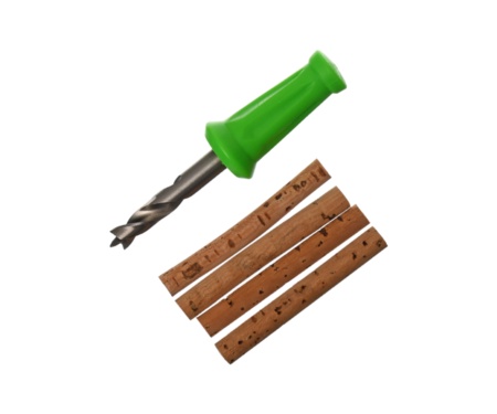 Сверло для бойлов и пробковые стики Carp Pro Bait Drill & Cork Sticks 6мм