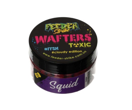 Бойлы Feeder Strike Wafters Toxic 6x8мм Squid