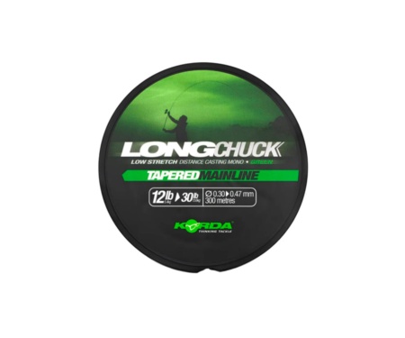 Жилка Korda Long Chuck Tapered Mainline Green 0.30-0.47мм 300м 12-30lb