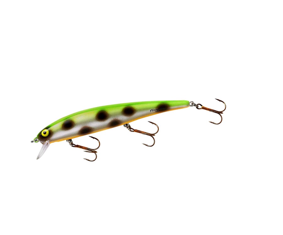 Воблер Bomber 15 Long A 11.4см 14.2г Pearl Green Back Orange Belly