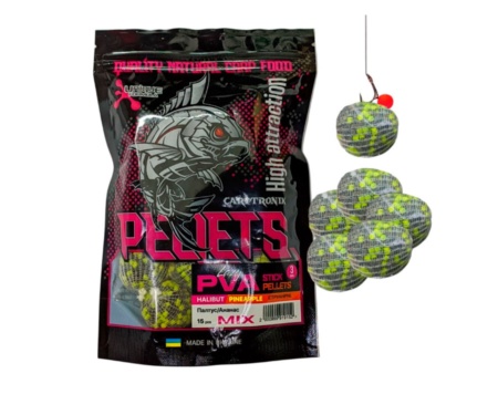 Пелетс Carptronik PVA Stick Pellets Halibut/Pineapple
