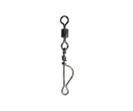 Вертлюг с застежкой Spro Rolling Swivel with Italian snap №0 12кг 12шт