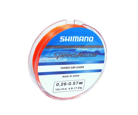 Шок-лидер Shimano Speed Master 10x15 м 0.26-0.57 мм Orange