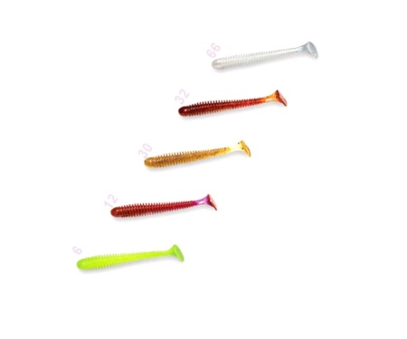 Силікон Crazy Fish Vibro Worm 3"  #M58 кальмар