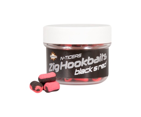 Пелетс Dynamite Baits N-Ticers Zig Hookbaits Black & Red 12х6мм