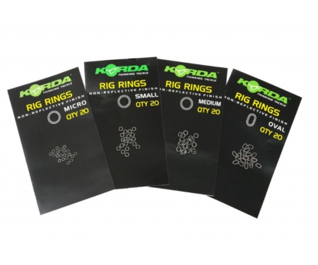 Кольца стальные для оснасток Korda Rig Ring Large Oval