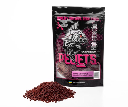 Пеллетс Carptronik Method/Stik Mix Pellets Squid&Octopus 3мм 250г