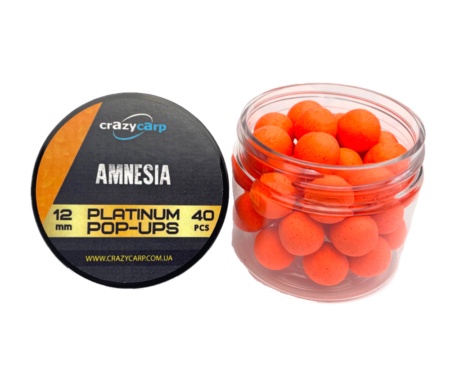 Бойли Crazy Carp Platinum Pop-Ups Amnesia 12мм